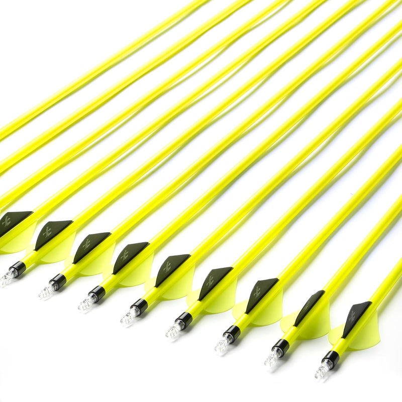 sf. 28 30 inch Carbon Arrow Practice Hunting Arrows Spine 500 for Compound & Recurve Bow(Pack of 12) - Image 4
